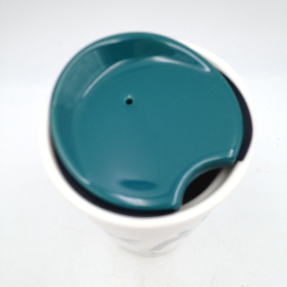 Starbucks Siren Face 2014 Anniversary To Go Coffee Cup Mug 12oz Double Walled - Picture 2 of 9